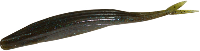 Zoom Mag Super Fluke Baitfish Imitator 5 Pack 7in Green Pumpkin Blue