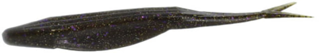 Zoom Zoom Mag Super Fluke Baitfish Imitator 5 Pack 7in Green Pumpkin Prp Gold