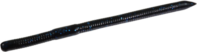 Zoom Mag Swamp Crawler Bulky Finesse Worm 15 Pack 6.5in Black/Blue