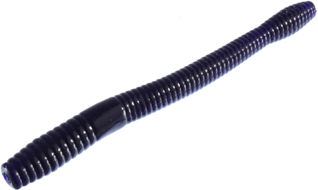Zoom Magnum Finesse Worm 10 Pack 5in Black Grape