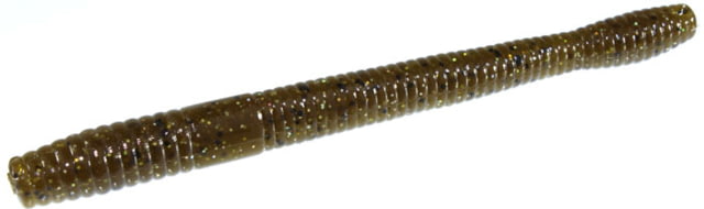 Zoom Magnum Finesse Worm 10 Pack 5in Green Pumpkin Magic