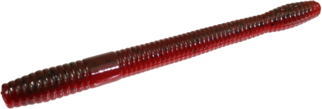 Zoom Magnum Finesse Worm 10 Pack 5in Green Pumpkin Tomato