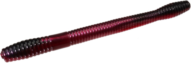 Zoom Magnum Finesse Worm 10 Pack 5in Red Shad