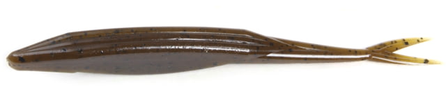 Zoom Zoom Mag Super Fluke Baitfish Imitator 5 Pack 7in Green Pumpkin