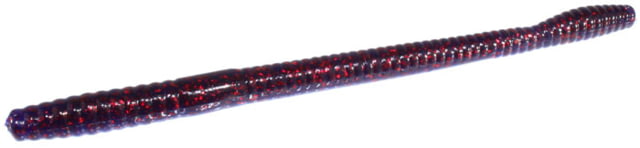 Zoom Magnum Trick Worm 8 Pack 7in Grape Red Glitter