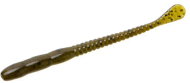 Zoom Meathead Finesse Worm 20 Pack 4in Green Pumpkin