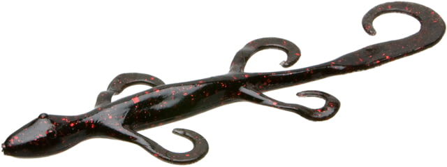 Zoom Mini Lizard 15 Pack 4in Black Red Glitter