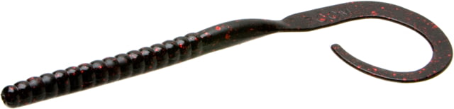 Zoom Ole Monster Magnum Worm 9 Pack 10.5in Black Red Glitter
