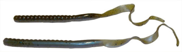Zoom Ole Monster Magnum Worm 9 Pack 10.5in Green Pumpkin Blue Flash