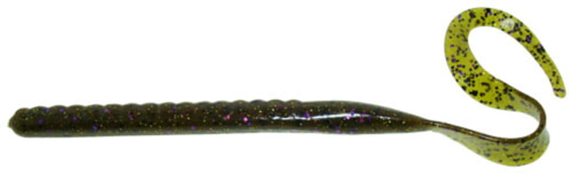 Zoom Ole Monster Magnum Worm 9 Pack 10.5in Green Pumpkin Prp Gold