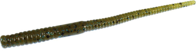 Zoom Zoom Shakey Head Finesse Worm 20 Pack 5in Green Pumpkin Blue
