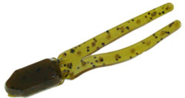 Zoom Zoom Skinny Chunk Bait 20 Pack 2.75in Green Pumpkin