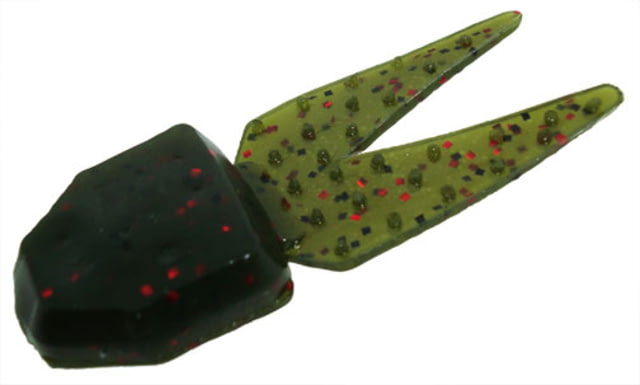 Zoom Zoom Small Chunk Jig Trailer 5 Pack 2.5in Avocado