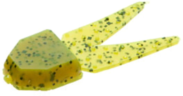Zoom Zoom Small Chunk Jig Trailer 5 Pack 2.5in Chartreuse Pumpkin