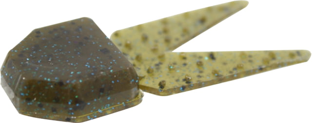 Zoom Zoom Small Chunk Jig Trailer 5 Pack 2.5in Green Pumpkin Blue