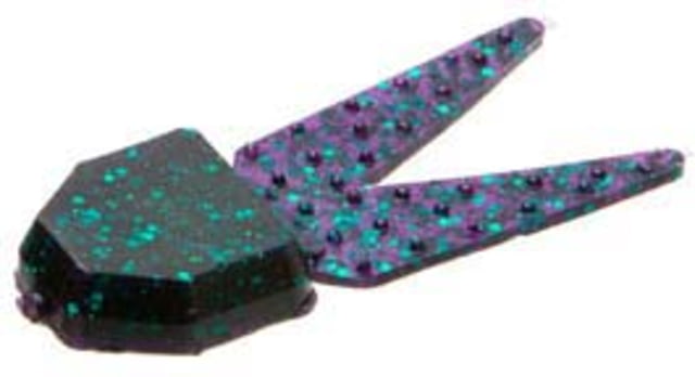 Zoom Small Chunk Jig Trailer 5 Pack 2.5in Junebug