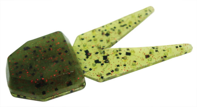 Zoom Small Chunk Jig Trailer 5 Pack 2.5in Watermelon Red