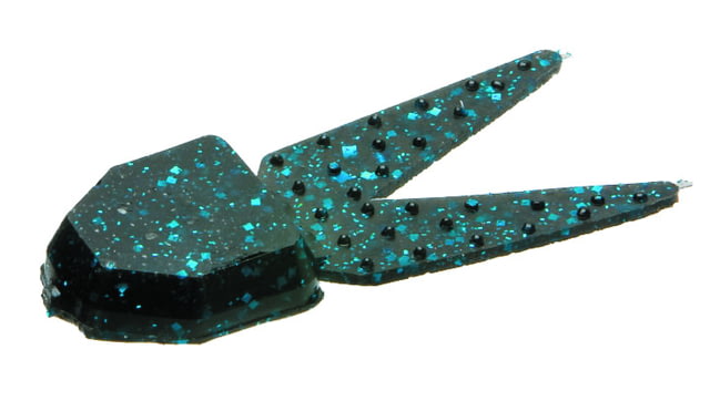 Zoom Zoom Small Chunk Jig Trailer 5 Pack 2.5in Black/Blue