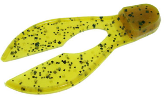 Zoom Super Chunk Jig Trailer 5 Pack 3.5in Chartreuse Pumpkin