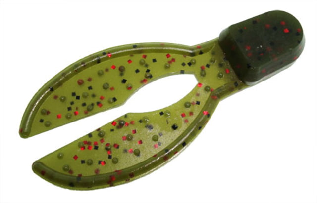 Zoom Super Chunk Jr Jig Trailer 6 Pack 2in Avocado