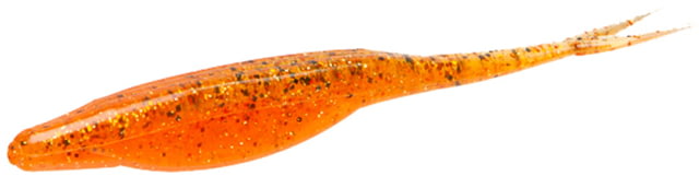 Zoom Zoom Super Fluke Baitfish Imitator 10 Pack 5.25in Bourbon Blaze