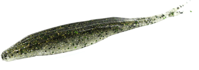 Zoom Zoom Super Fluke Baitfish Imitator 10 Pack 5.25in Green Flash