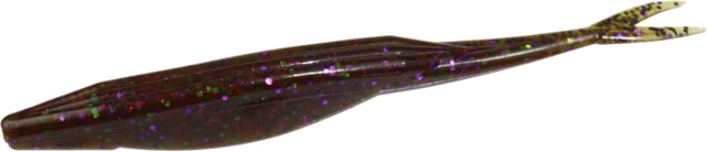 Zoom Zoom Super Fluke Baitfish Imitator 10 Pack 5.25in Green Pumpkin Candy Red