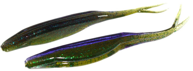 Zoom Zoom Super Fluke Baitfish Imitator 10 Pack 5.25in Purple Passion