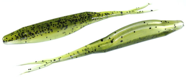 Zoom Zoom Super Fluke Baitfish Imitator 10 Pack 5.25in Watermelon Seed Pearl
