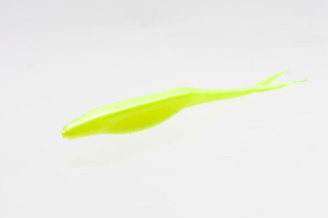 Zoom Zoom Super Fluke Baitfish Imitator 10 Pack 5.25in Chartreuse Pearl
