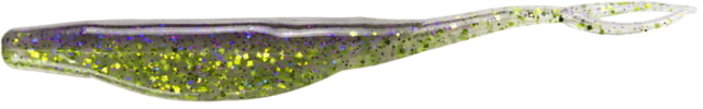 Zoom Zoom Super Fluke Baitfish Imitator 10 Pack 5.25in Electric Shiner