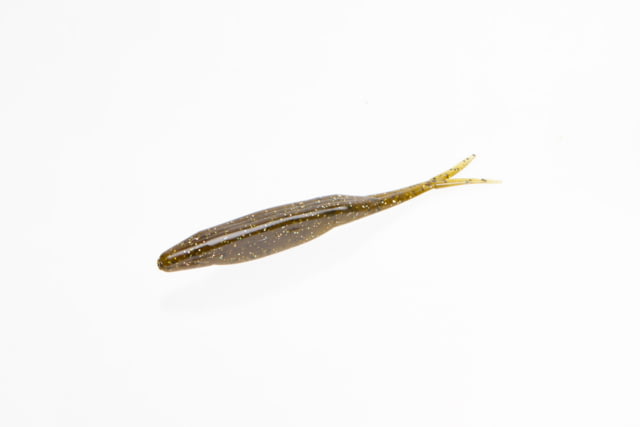 Zoom Super Fluke Baitfish Imitator 10 Pack 5.25in Green Pumpkin Magic