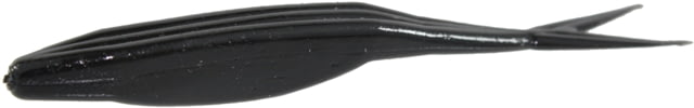 Zoom Super Fluke Jr Baitfish Imitator 10 Pack 4in Black