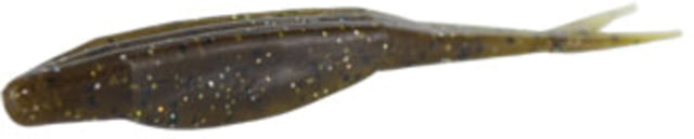 Zoom Super Fluke Jr Baitfish Imitator 10 Pack 4in Green Pumpkin Magic