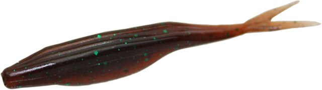 Zoom Super Fluke Jr Baitfish Imitator 10 Pack 4in Scuppernong Green