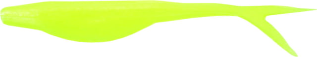 Zoom Super Fluke Jr Baitfish Imitator 10 Pack 4in Chartreuse Pearl