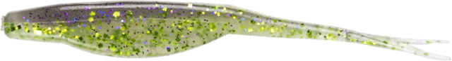 Zoom Super Fluke Jr Baitfish Imitator 10 Pack 4in Electric Shiner