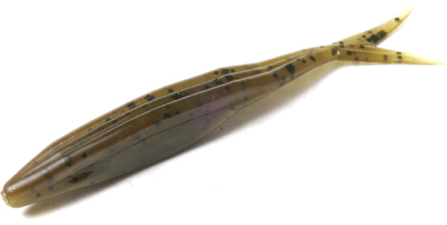 Zoom Super Fluke Jr Baitfish Imitator 10 Pack 4in Green Pumpkin