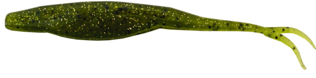 Zoom Zoom Super Fluke Baitfish Imitator 10 Pack 5.25in Watermelon Gold Glitter