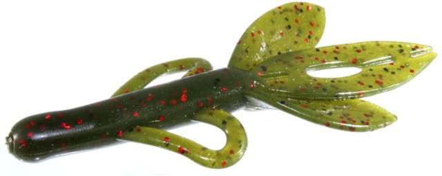 Zoom Super Hog Creature Bait 10 Pack 4in Avocado