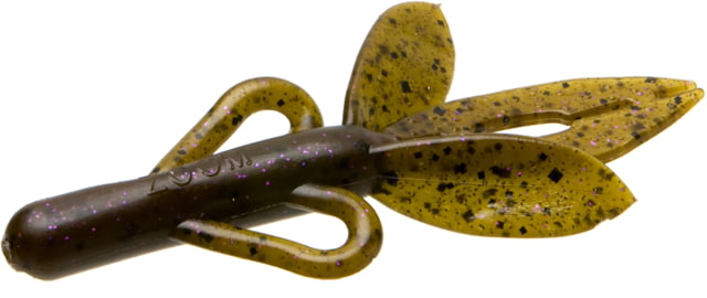 Zoom Super Hog Creature Bait 10 Pack 4in Green Pumpkin Purple