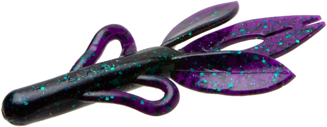 Zoom Zoom Super Hog Creature Bait 10 Pack 4in Junebug