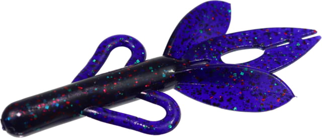 Zoom Zoom Super Hog Creature Bait 10 Pack 4in Junebug Red