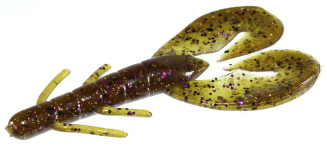 Zoom Super Speed Craw 8 Pack 4in Green Pumpkin Prp Gold