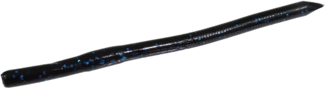 Zoom Swamp Crawler Finesse Worm 5 Pack 5.5in Black/Blue 2