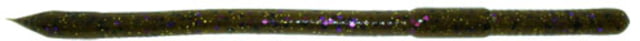 Zoom Swamp Crawler Finesse Worm 5 Pack 5.5in Green Pumpkin Prp Gold 2