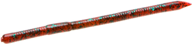 Zoom Swamp Crawler Finesse Worm 5 Pack 5.5in Red Bug 2