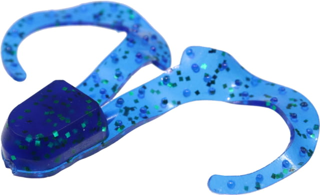 Zoom Zoom Swimmin Chunk Jig Trailer 10 Pack 3in Emerald Blue