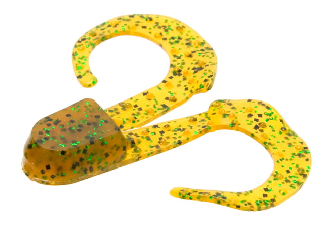Zoom Zoom Swimmin Chunk Jig Trailer 10 Pack 3in Rootbeer Pepper Green