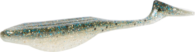 Zoom Swimmin Super Fluke Jr Baitfish Imitator 10 Pack 4in Bluegill Flash